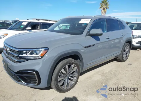 2022 Volkswagen Atlas Cross Sport 3.6L V6 Sel Premium R-Line from USA, damaged, VIN 1V2FE2CA7NC215715